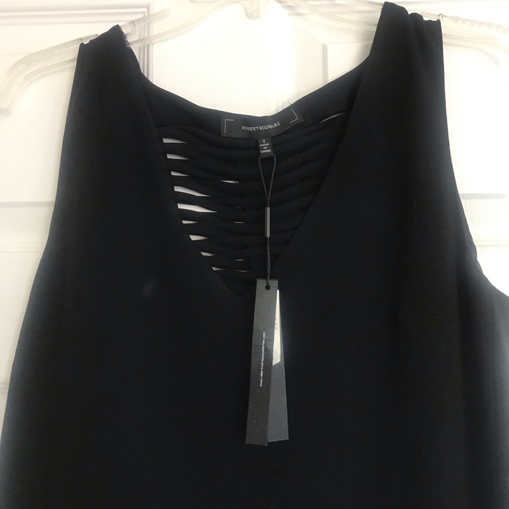 NWT Robert Rodriguez Black Dress Size 2 Design